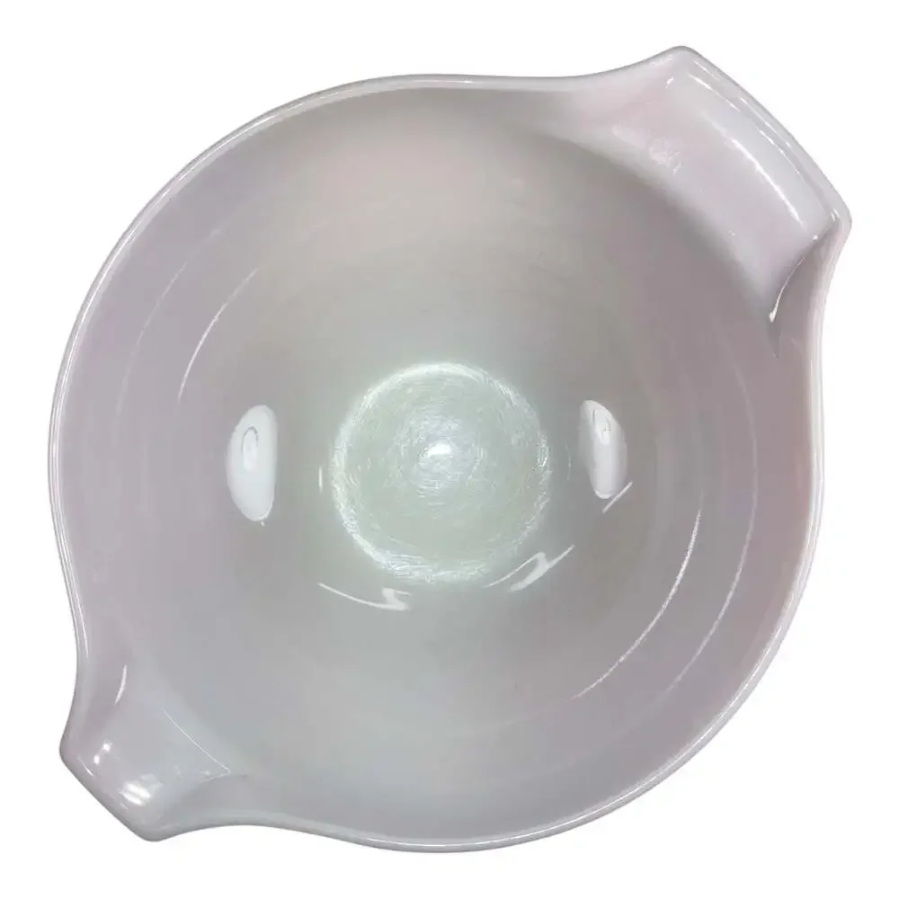 PYREX #444 Pink Gooseberry Cinderella 4 Quart Glass Nesting Mixing Bowl MCM